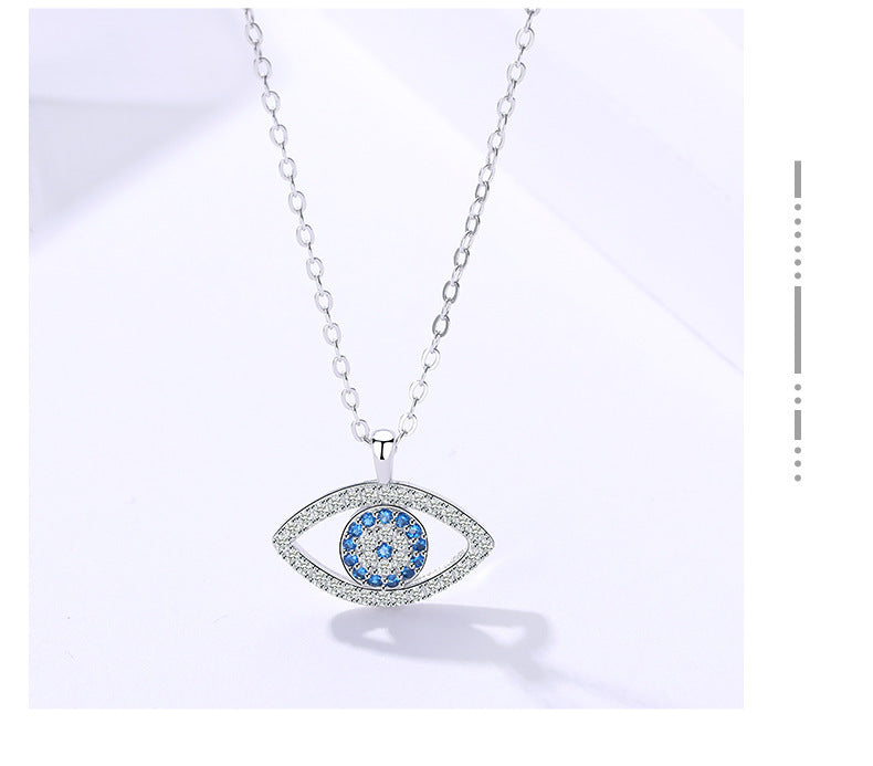 s925 Sterling Silver Mystic Evil Eye Pendant