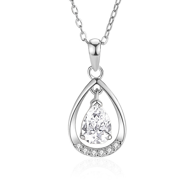 925 Sterling Silver Angel Tears Necklace