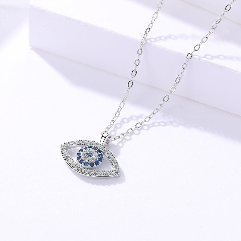 s925 Sterling Silver Mystic Evil Eye Pendant